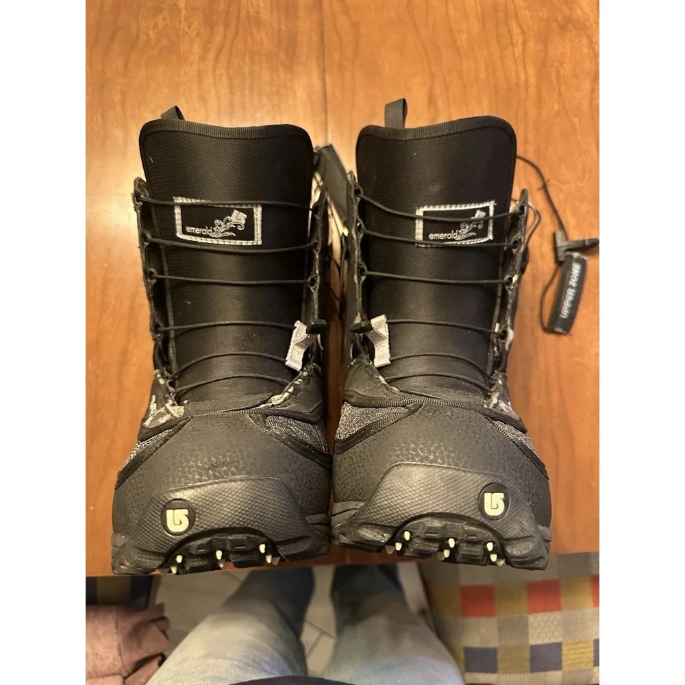 Burton Emerald Imprint2 Black Women's Snowboard Boots Size 7‎